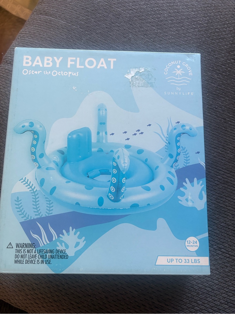 Sunnylife Baby Float Oscar the Octopus - Teal & Aqua